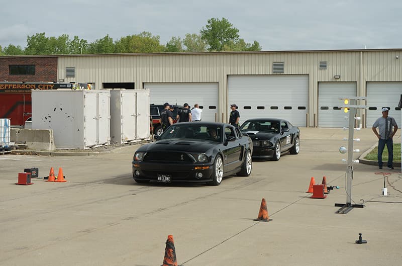 Mustangs at Autocross
